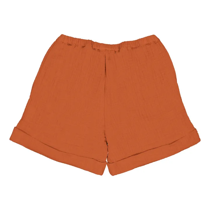 Petite Lucette Short Coton Bio Alain | Rouille