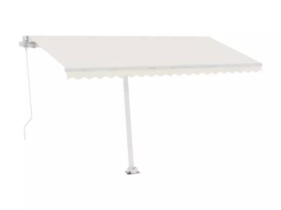 Auventanuel rétractable sur pied 450x350 Crème