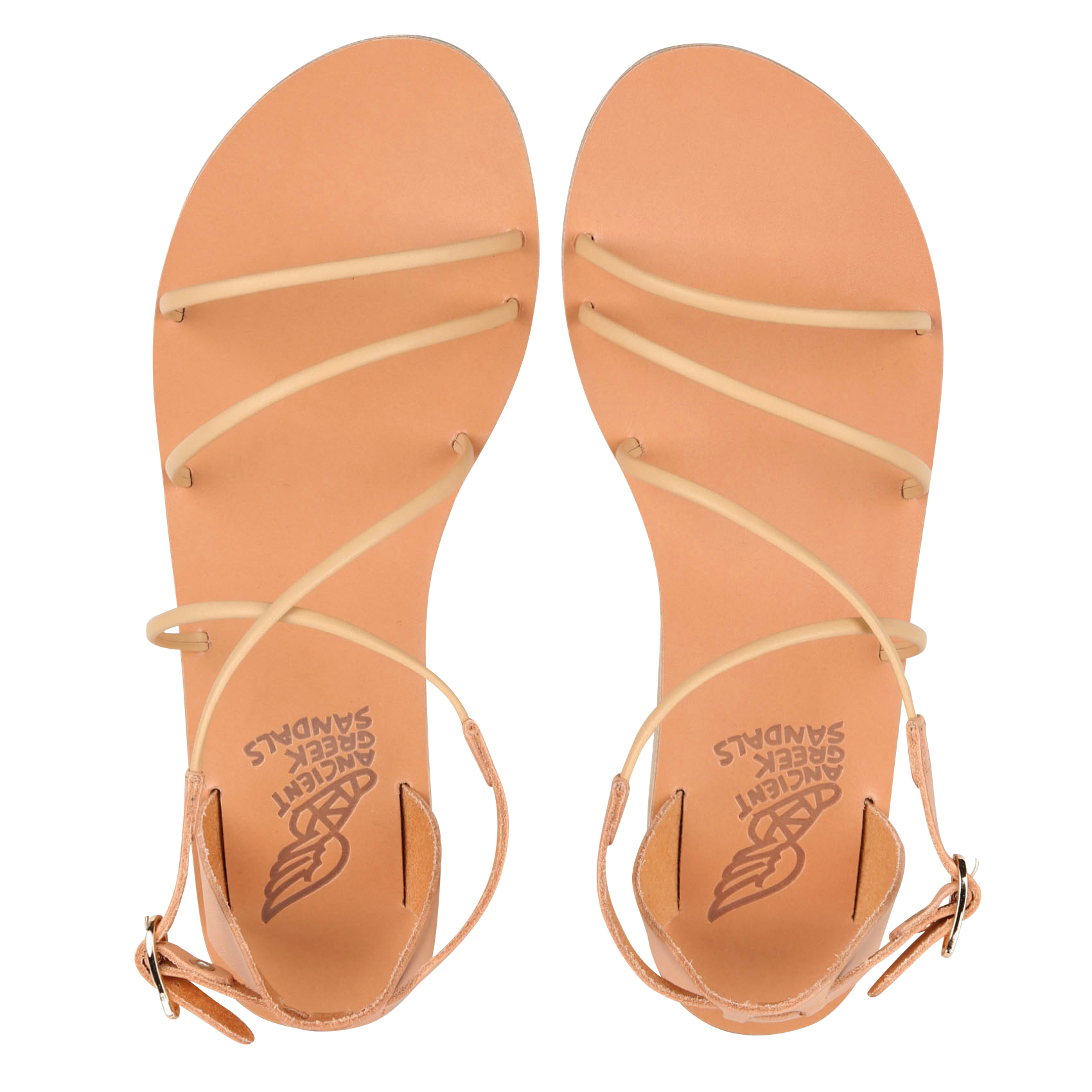 MELOIVIA - Sandales plates à brides| Beige