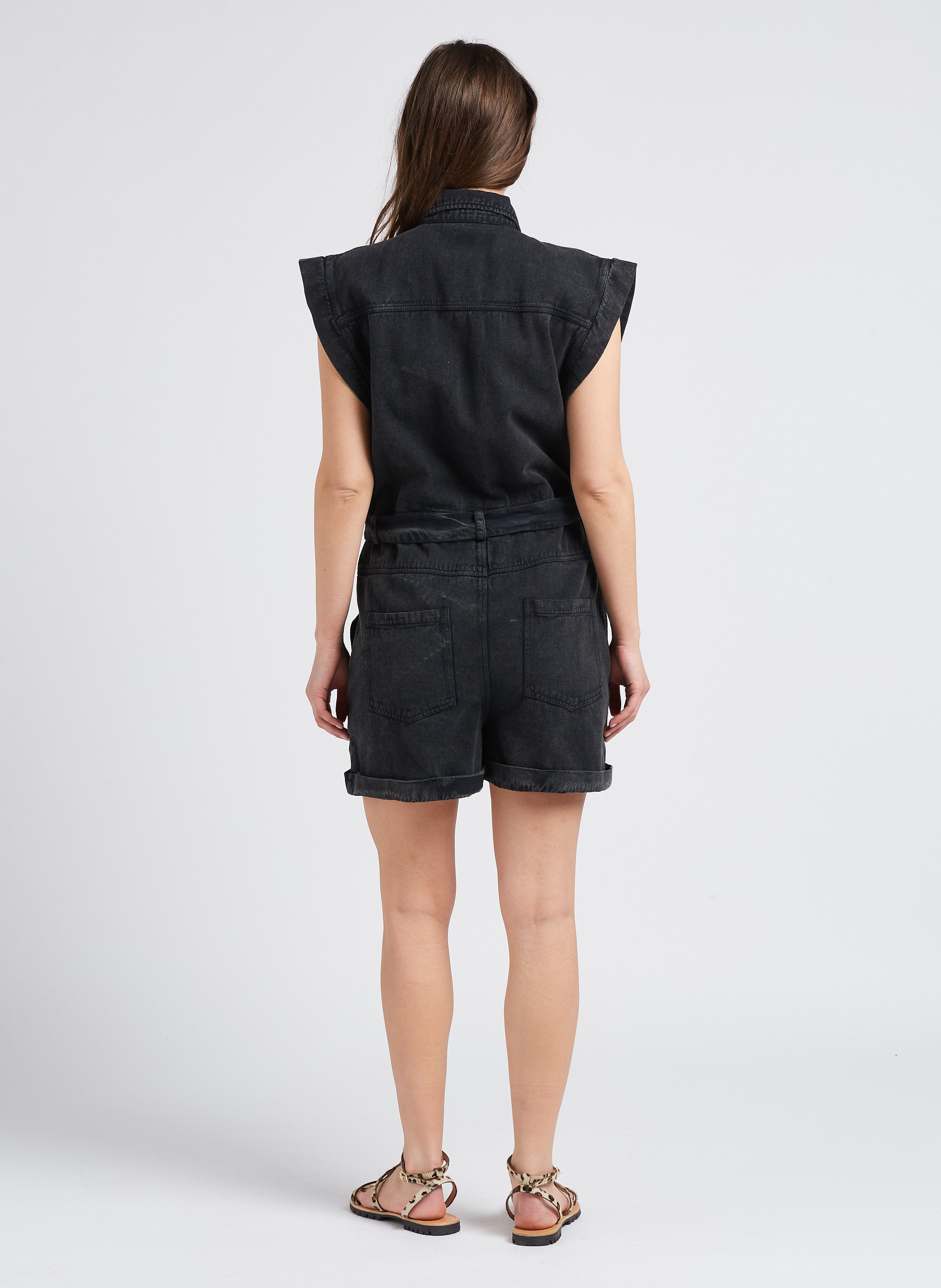 HEXOM - Sandales plates en cuir | Marron