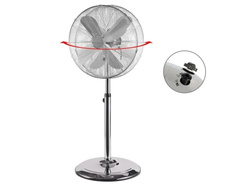 ProfiCare PC-VL 3064 MS - Køleventilator - gulvstående - 40 cm - krom