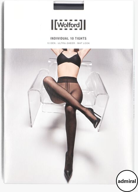 donkerblauwe wolford panty's individual 10 tights