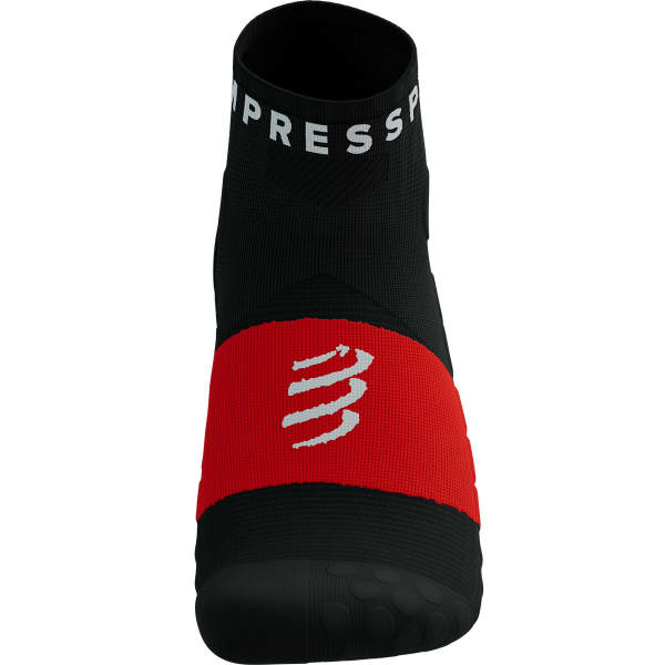 Chaussette running COMPRESSPORT ULTRA TRAIL LOW SOCKS BLACK/RED