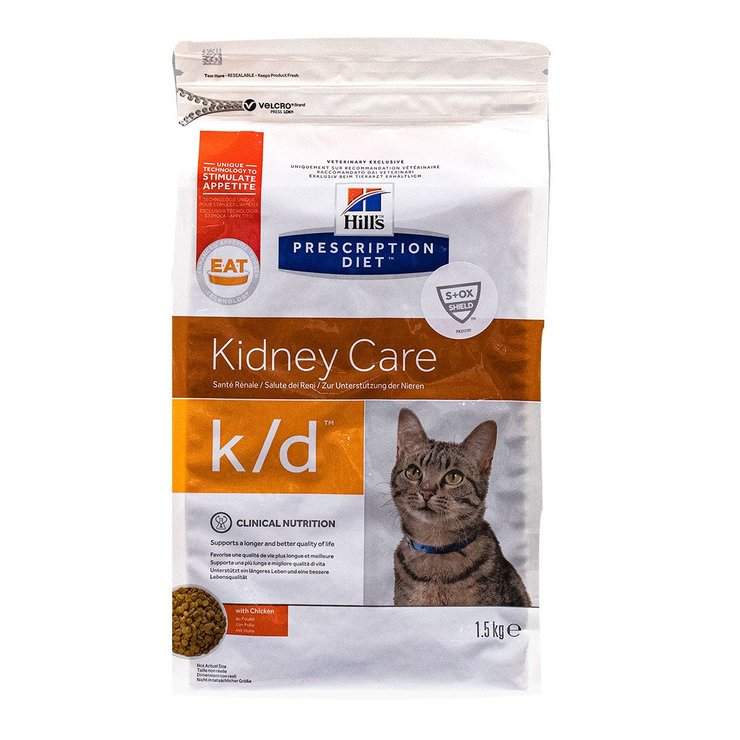 Chat k/d Kidney Care poulet 1,5kg