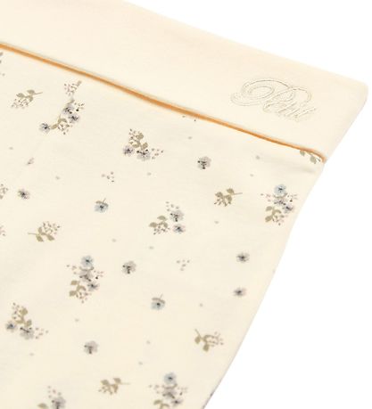 Petit by Sofie Schnoor Hosen m. Fuß - Antique White m. Blume