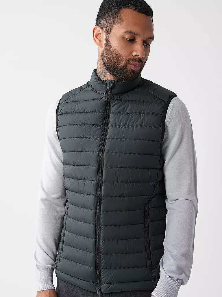 ECOALF Steppgilet CARDIFFALF dunkelgrün