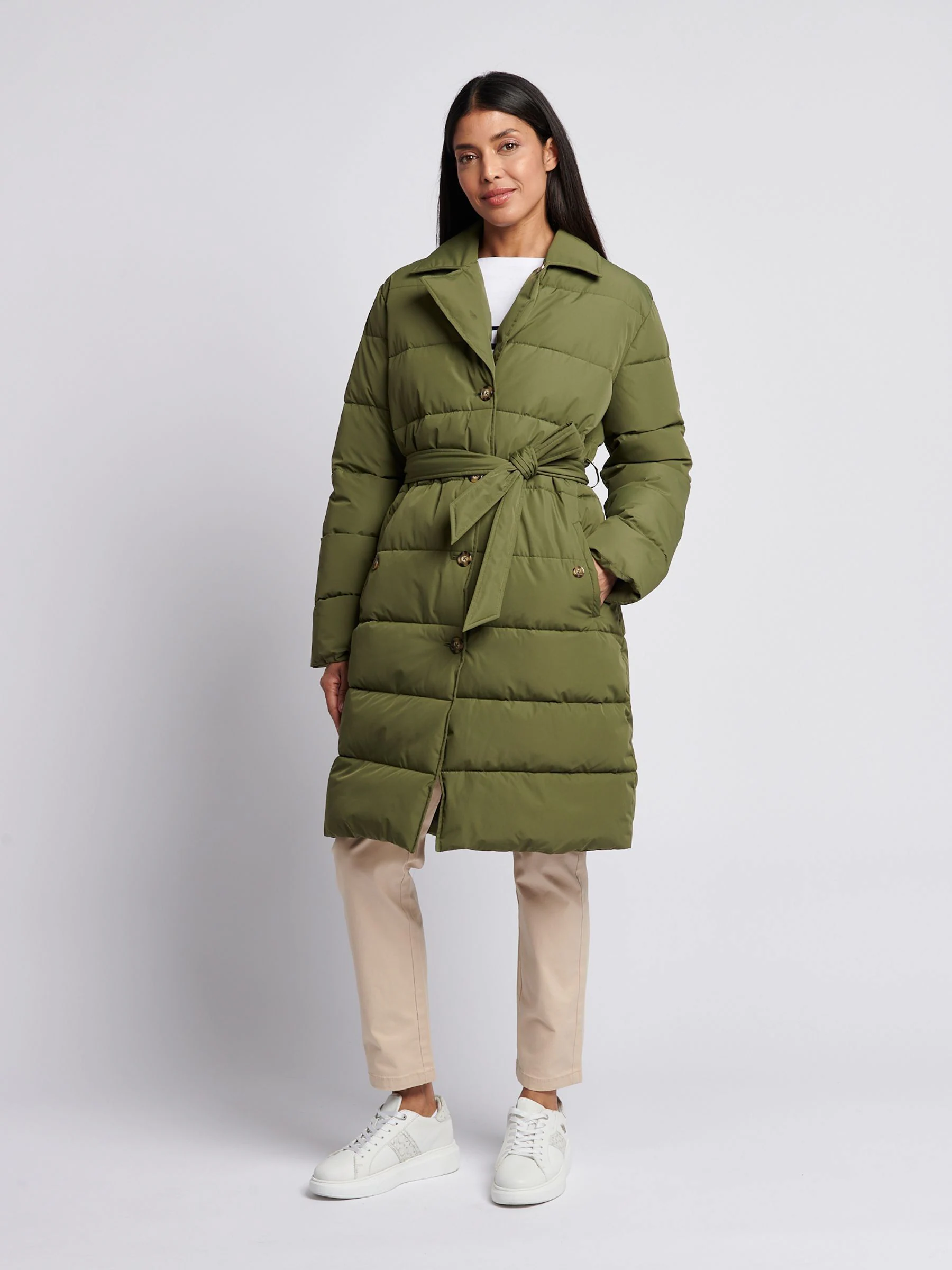Groen - U.S. Polo Assn. Puffer Trench Coat