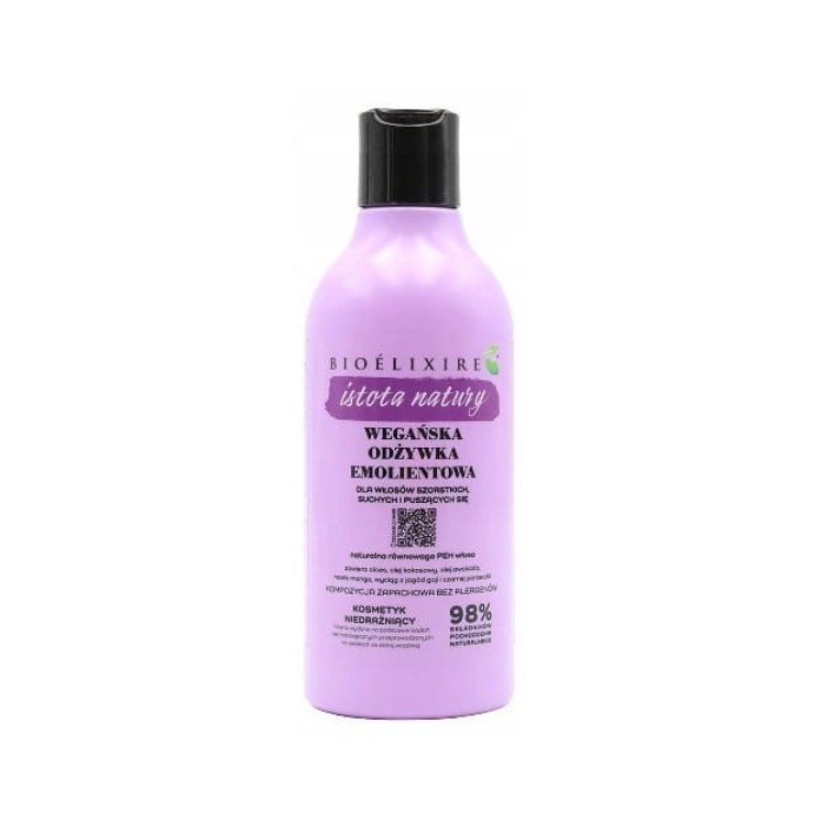 BioElixire Essence of Nature veganer Emollient Conditioner für trockenes Haar 400 ml
