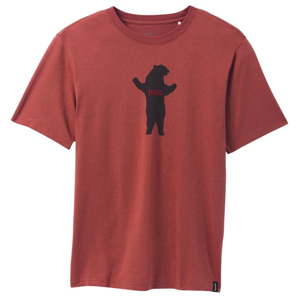 T-shirt PRANA BEAR SQUEEZE JOURNEYMAN RUST HEATHER