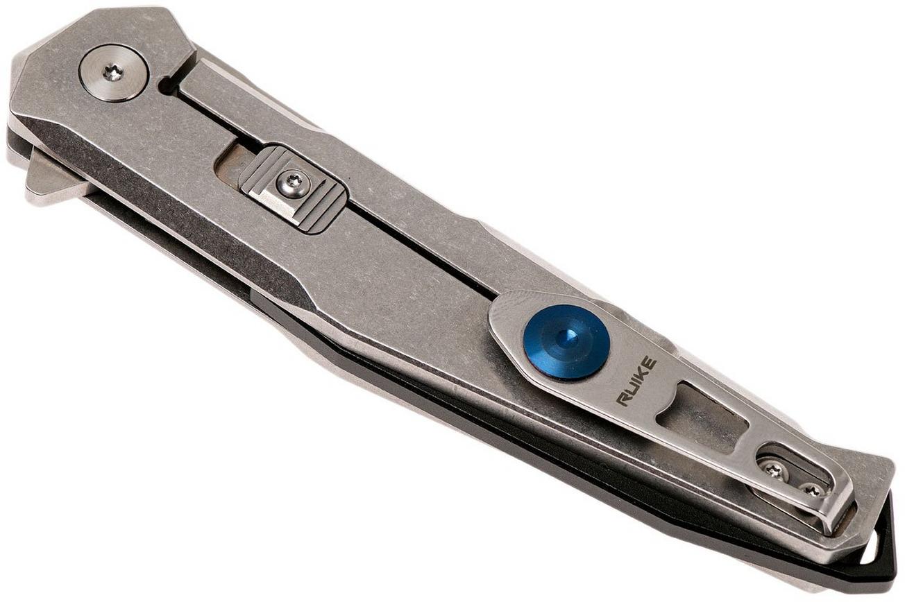 Ruike P108-SF Blue zakmes, Stonewashed frame