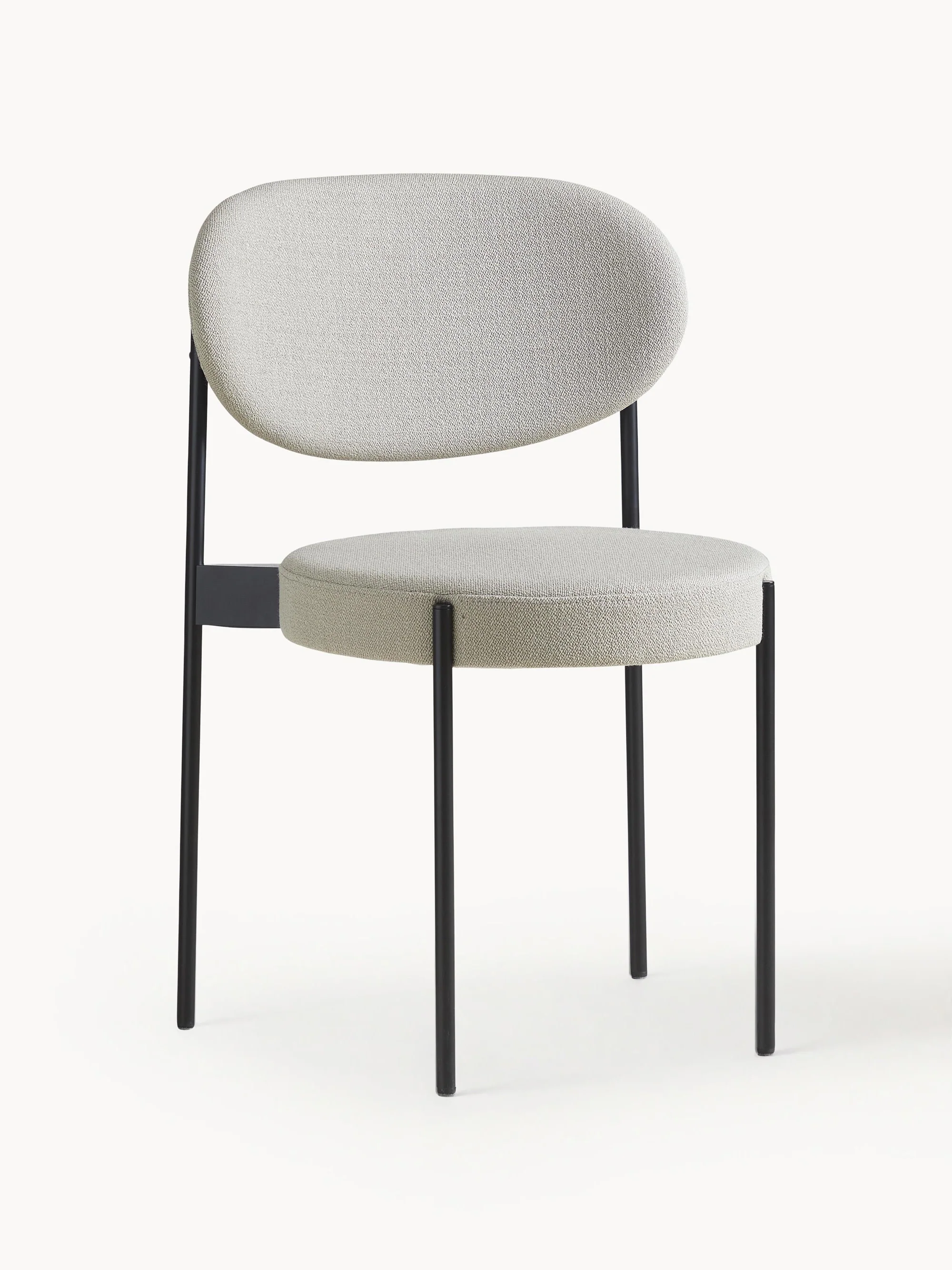 Gestoffeerde stoel Series 430 van wol, design Verner Panton