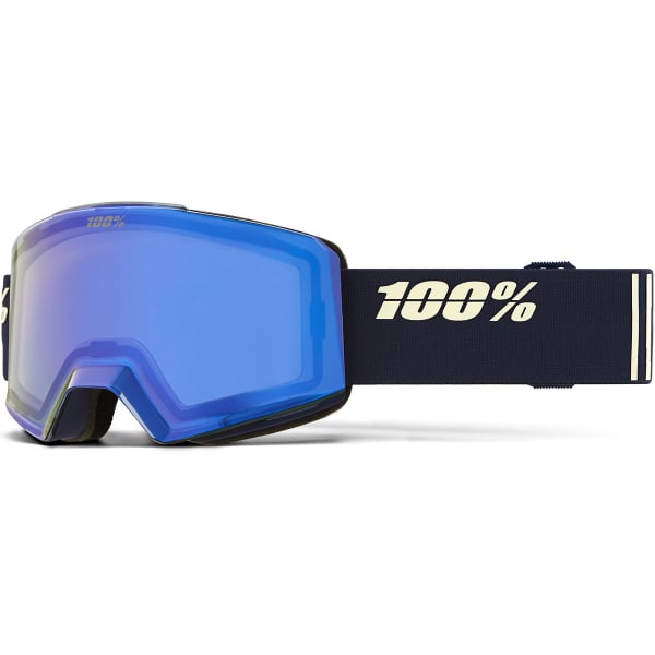 Masque de ski 100PERCENT NORG HIPER GOGGLE STEEL MIRROR SILVER LENS