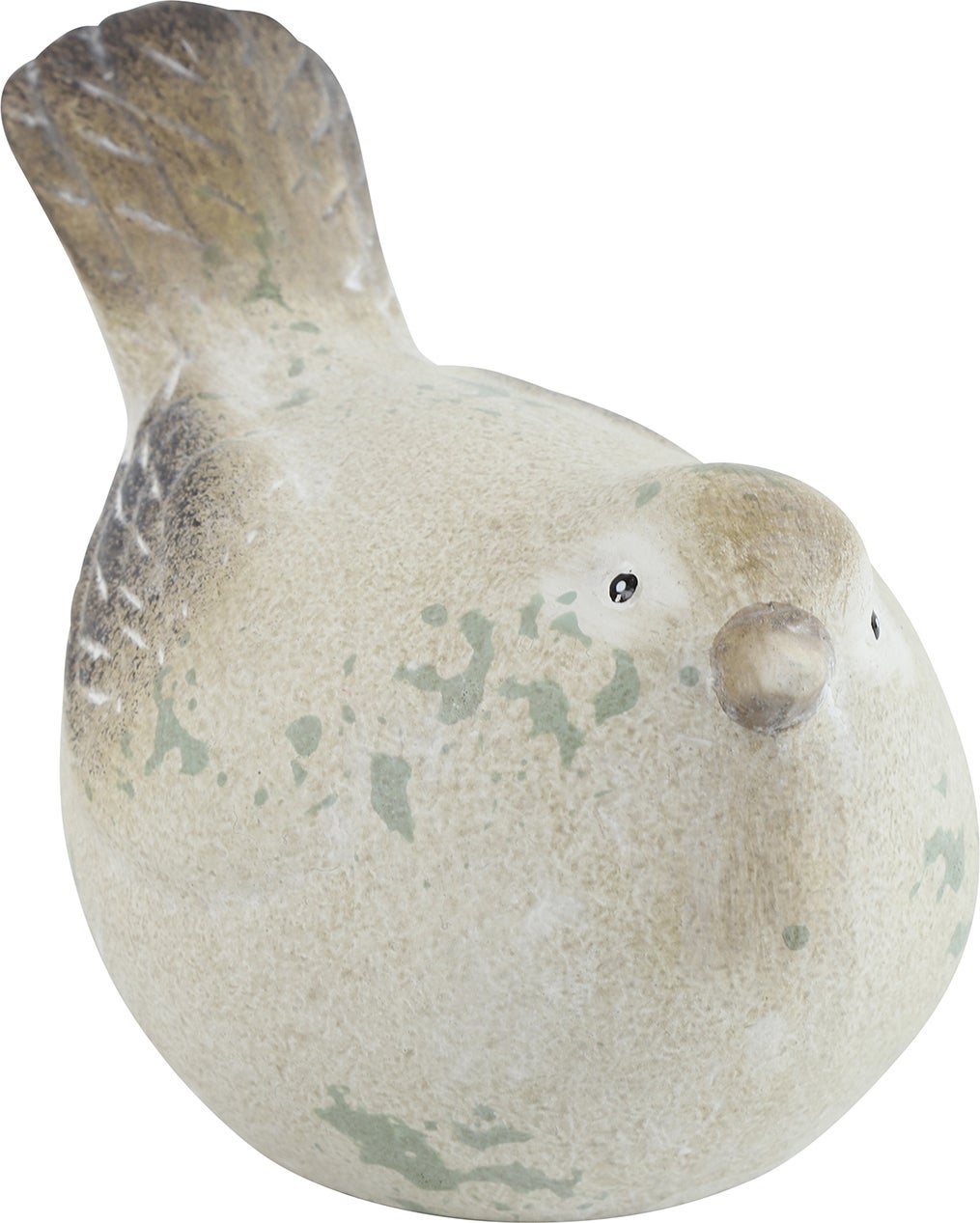 Countryfield beeld Bink vogel crème 13,5 x 8,7 x 10,2 cm