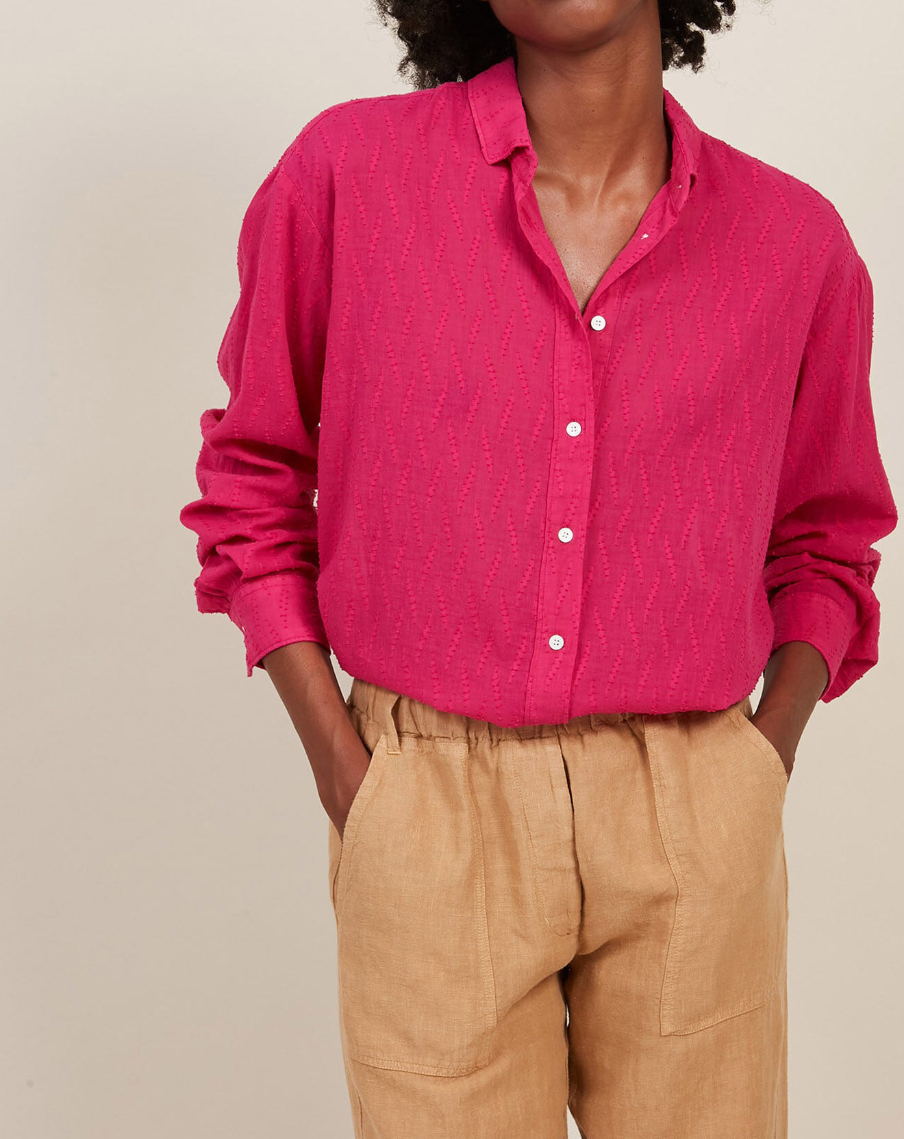 Hartford Chemise Charlot fushia