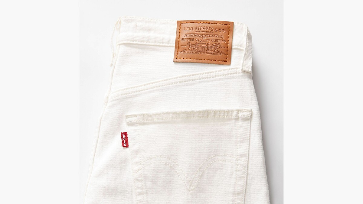 Calça jeans Levi's Ribcage reta até o tornozelo