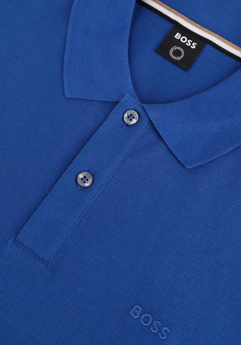 BOSS blauwe boss polo pallas