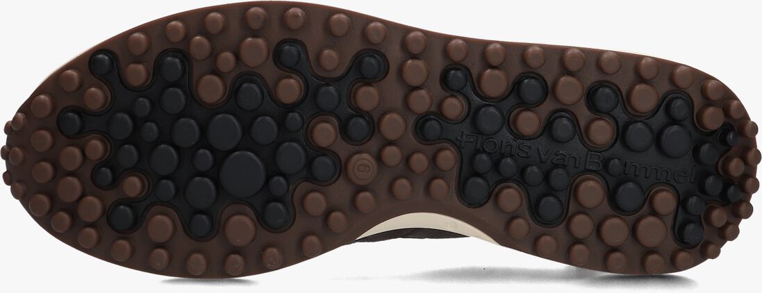 grijze floris van bommel lage sneakers sfm-10152 noppi