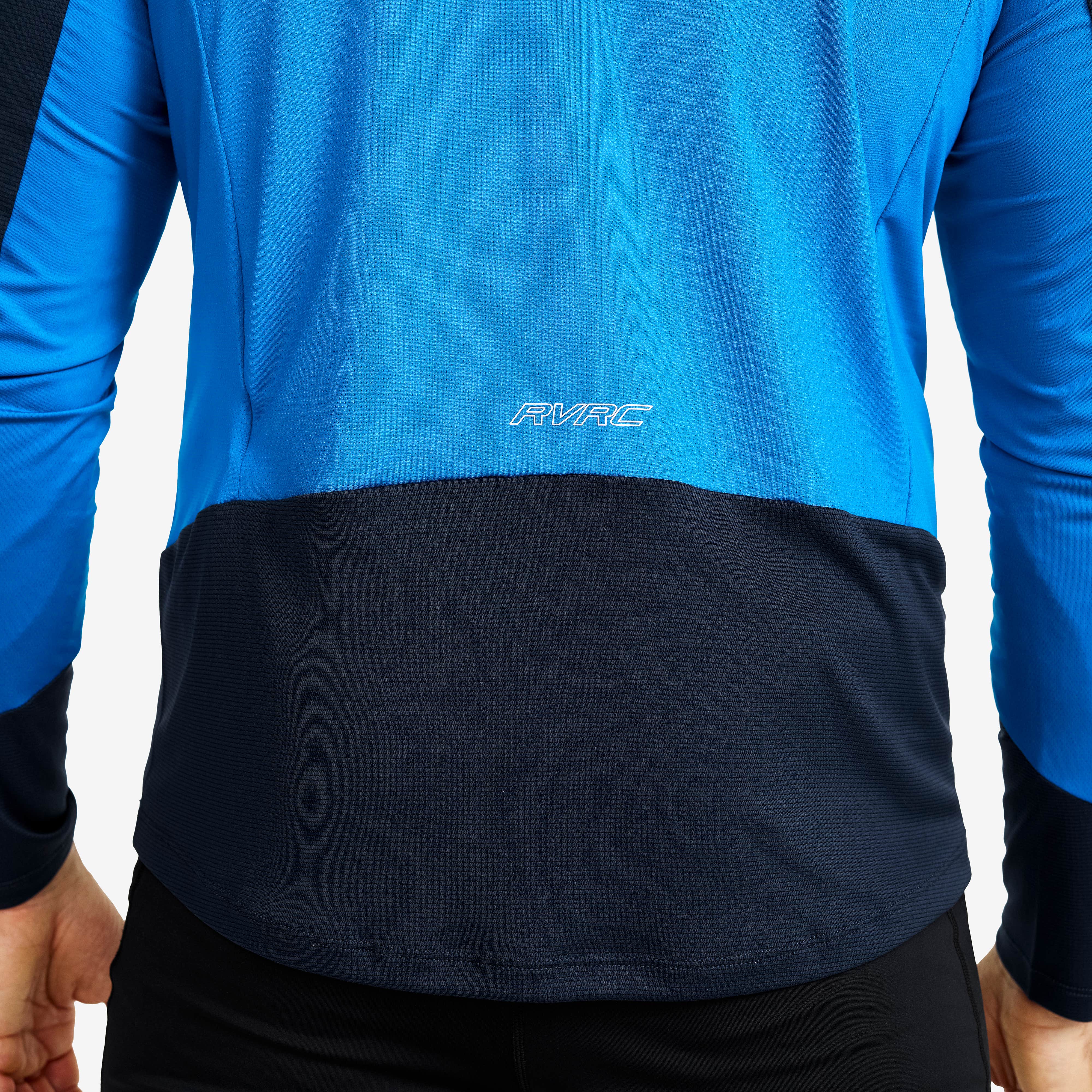 Force Light Half-zip Top Herre Navy/Imperial Blue