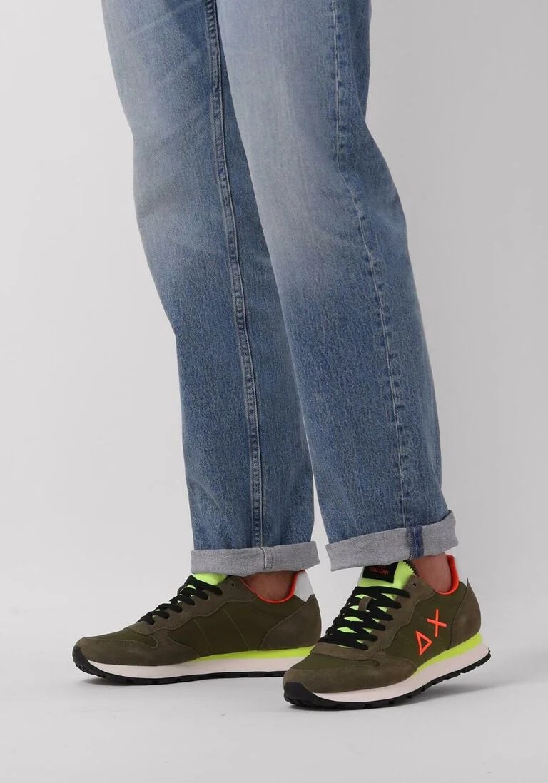 SUN68 groene sun68 lage sneakers tom fluo