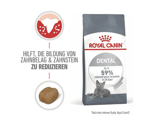 Droog kattenvoer, ROYAL CANIN Dental Care voor gezonde tanden met actieve voedingsstoffen voor gebitsverzorging, 8 kg