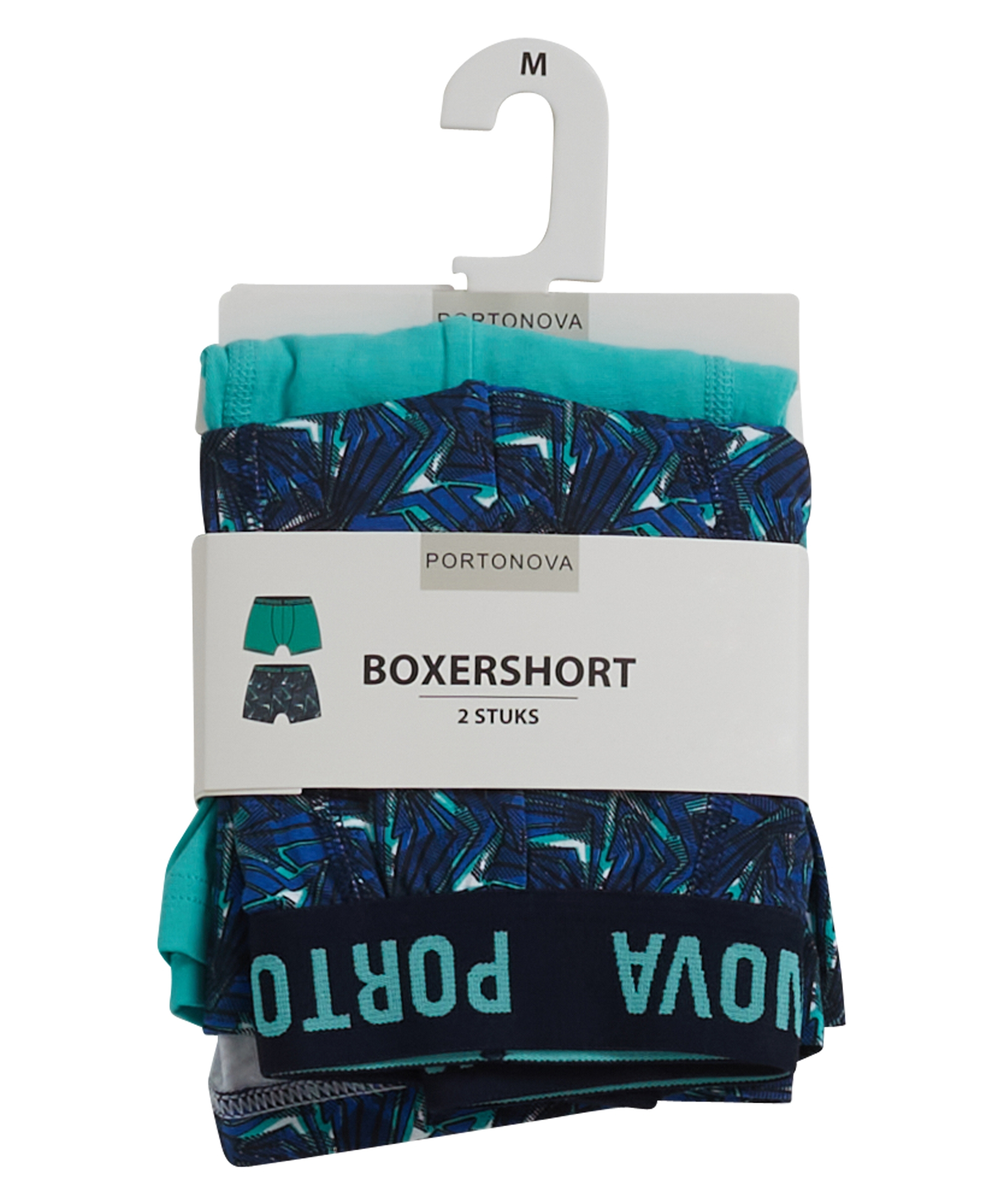 2-pack boxershort uni print