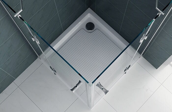 Jet-Line Duschtasse Neapel 800x800 Duch Tasse Glas Dusche weiss Jet-Line Duschwanne Duschboden Badezimmer