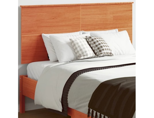 VIDAXL - Tête de lit cire marron 120 cm bois massif de pin