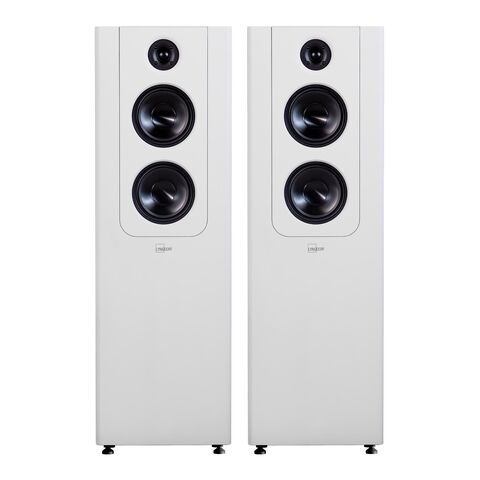 Lyngdorf FR-2 – slanke vloerstaande luidspreker met uitstekend hi-fi-geluid White/White