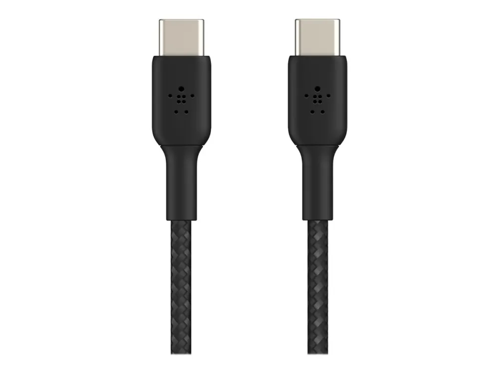 Belkin BoostCharge - USB-kabel - 24 pin USB-C (han) til 24 pin USB-C (han) - 1 m - sort
