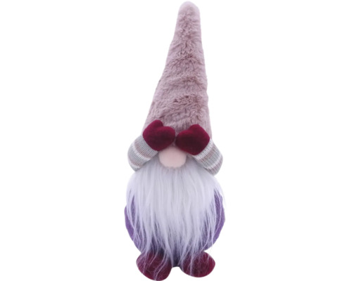 Kerstman Lafiora H 32cm roze
