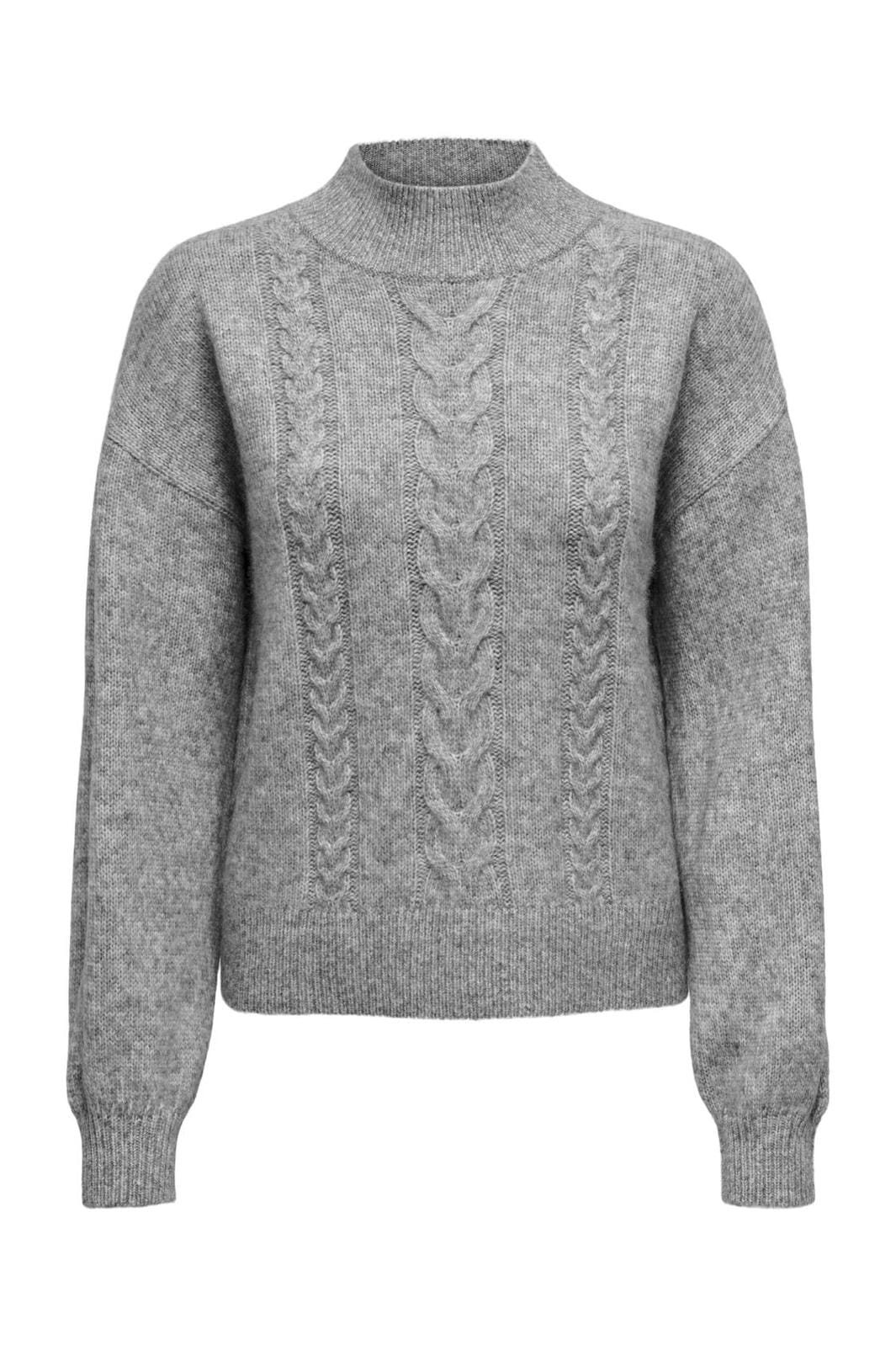 JDY JDYsusanna L/S Hn Cable Pullover Knt 4553562 medium grey melange