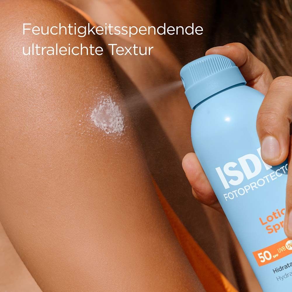 Fotoprotector ISDIN Lotion Spray LSF 50 Sonnenschutz für den Körper