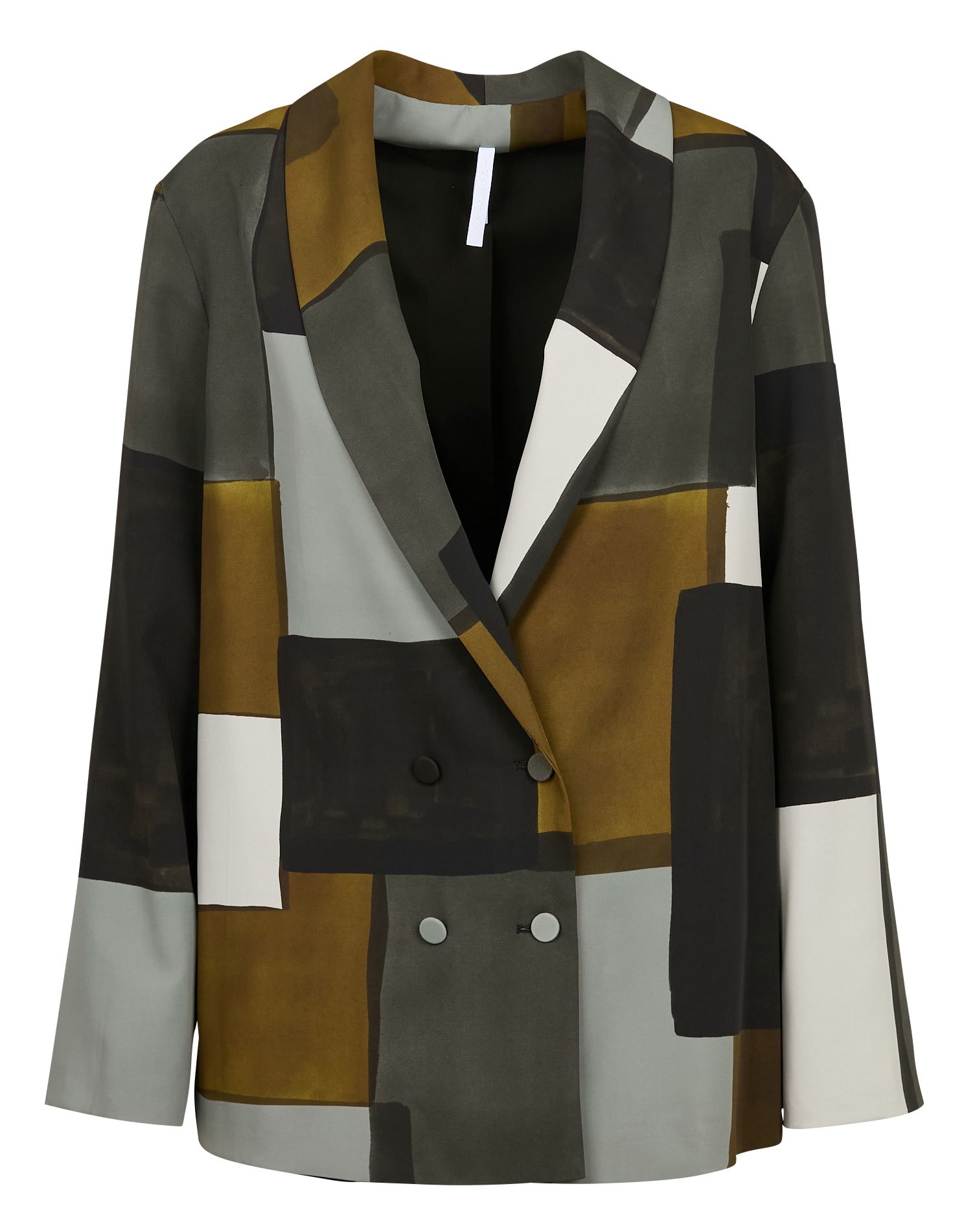 Veste de tailleur imprimée | Gris