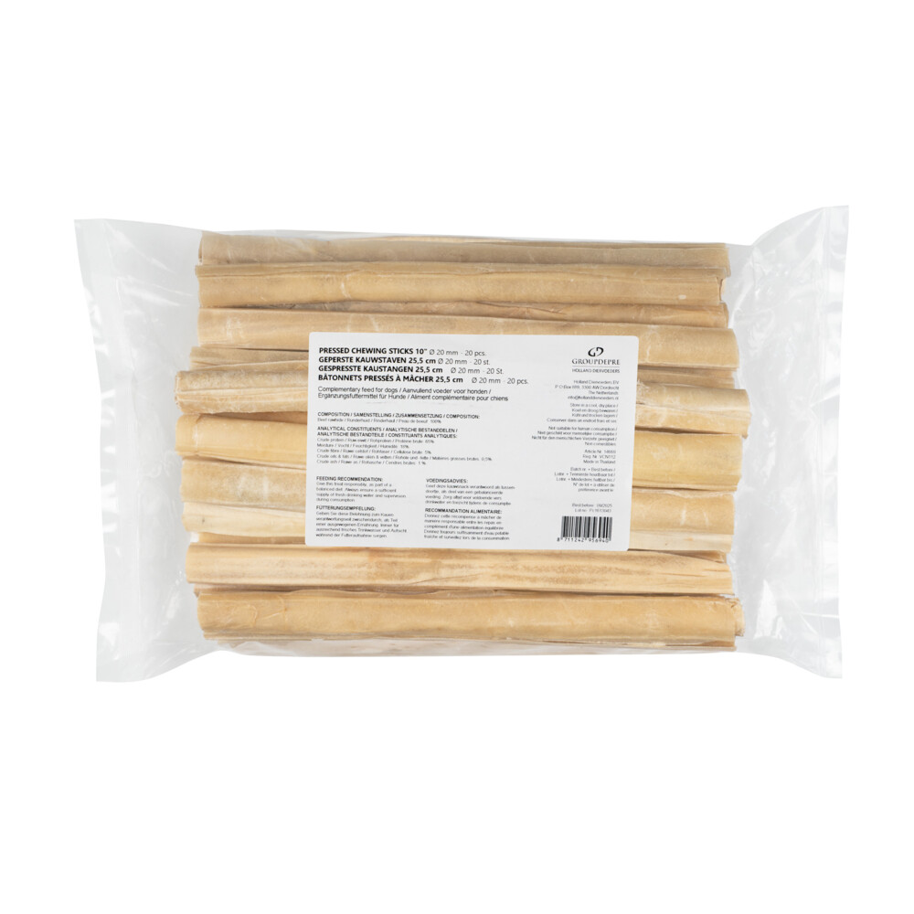 Holland Diervoeders Geperste Staaf 80-90 gram20 stuks