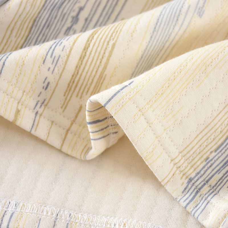 Dogini - Bijpassende pyjamaset voor koppels: gestreept shirt + broek