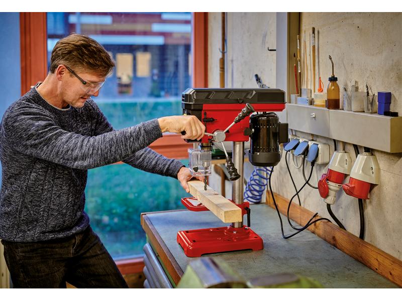 Einhell Säulenbohrmaschine TC-BD 450 Ständerbohrmaschine mit neig- und drehbarem Bohrtisch