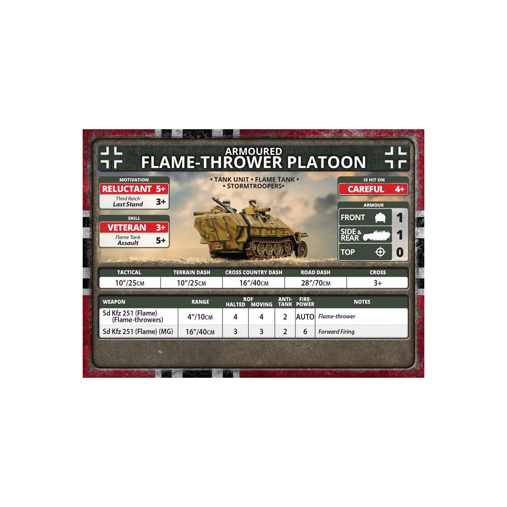 Flames of War - Armoured Flame-thrower Platoon