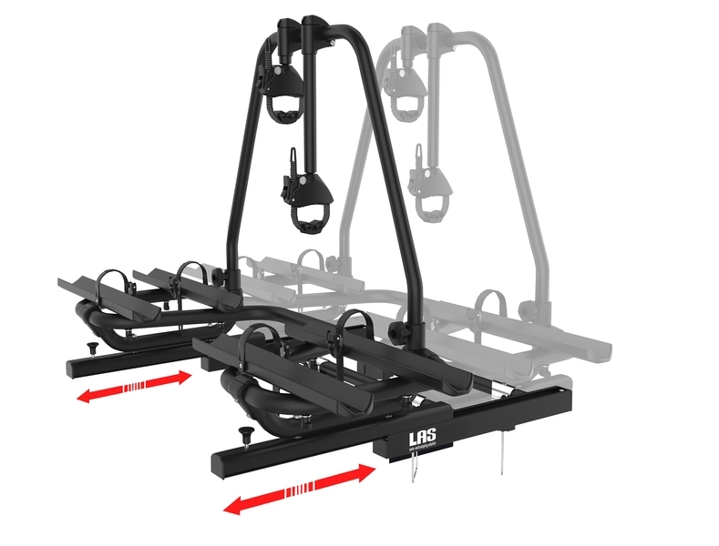 LAS Fahrradträger BC260 für 2 Fahrräder, Schwarz