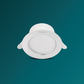 Philips inbouwspot LED Diamond 1x3,5W 2700K zilver