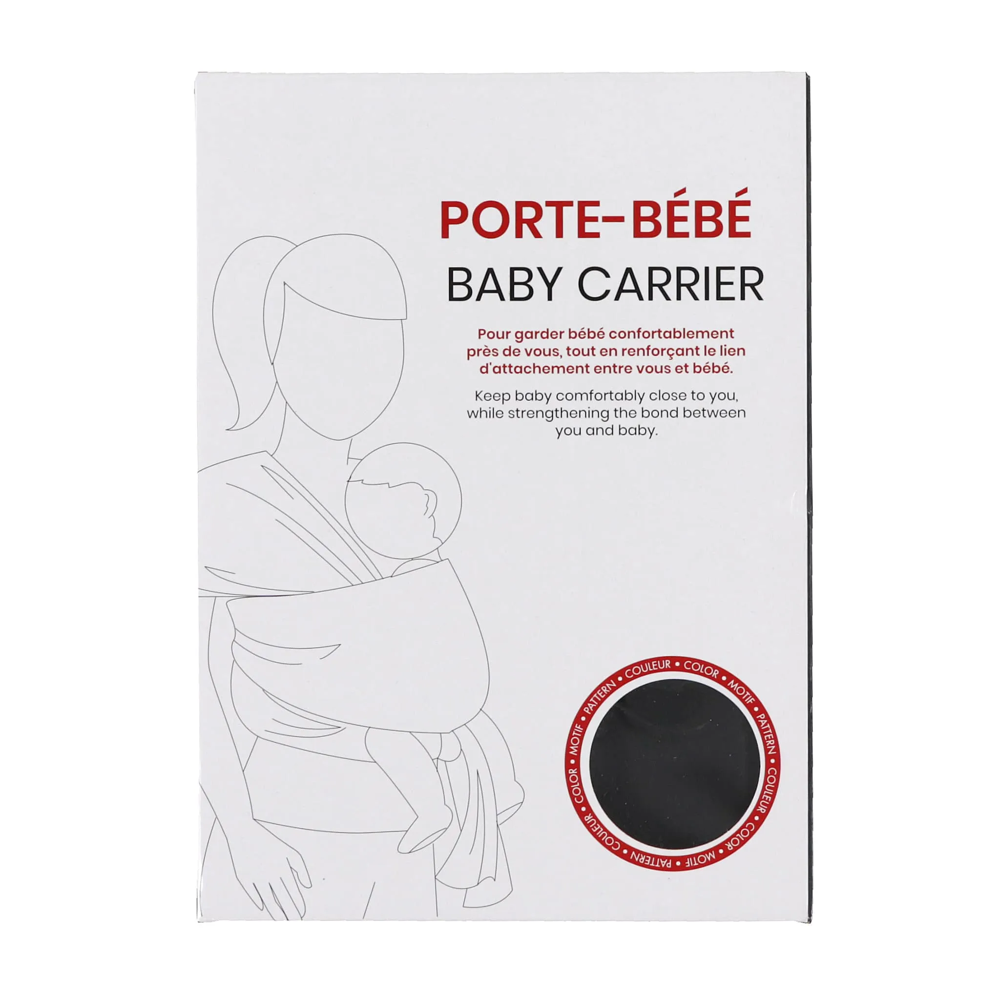 Bébé Confort Porte-Bébé Écharpe - Noir  Taupe
