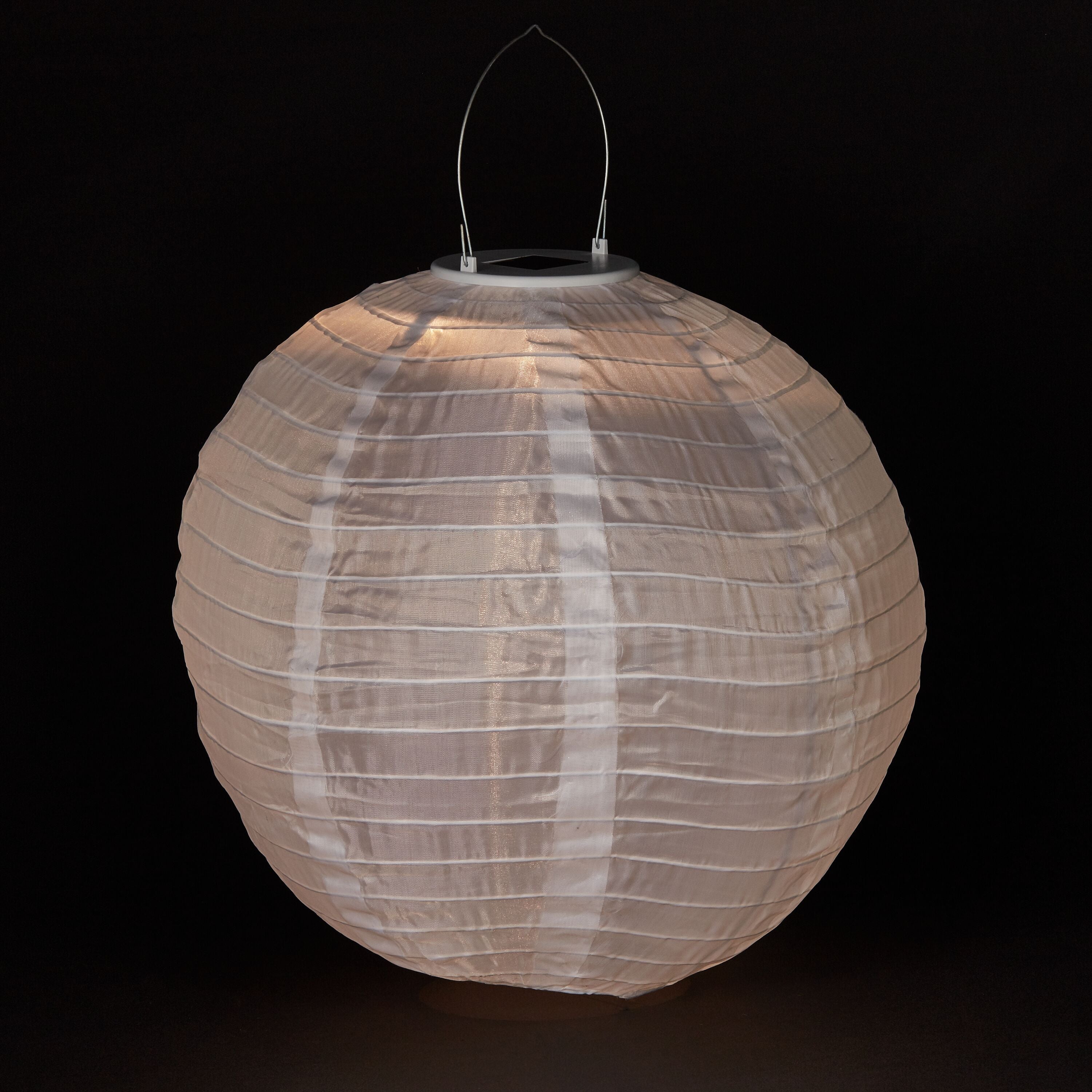 LILLY Solar Lampion - Weiss / D: 30.0 cm