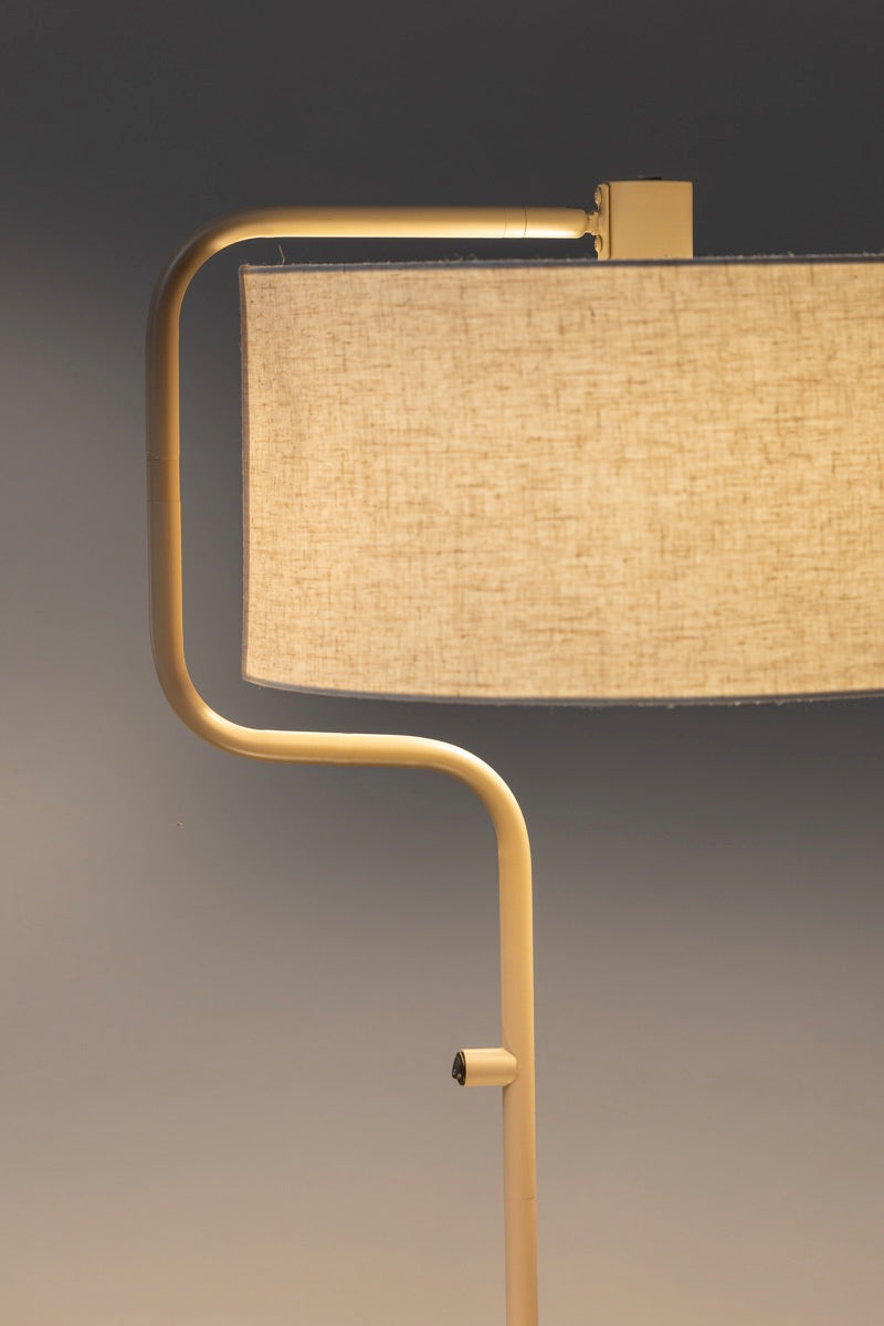 ETH Jacqueline Vloerlamp 1xE27 Zand + Kap Creme