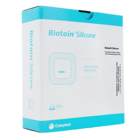Pansement Biatain Silicone pour Plaies Exsudatives Importantes