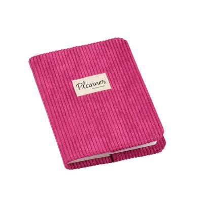 Agenda Colette avec répertoire - 1 semaine sur 2 pages - 10 x 15 cm - framboise - Quo Vadis