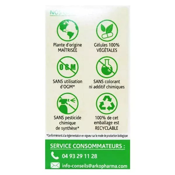 Arkopharma Arkogélules Guaraná Orgânico 40 cápsulas
