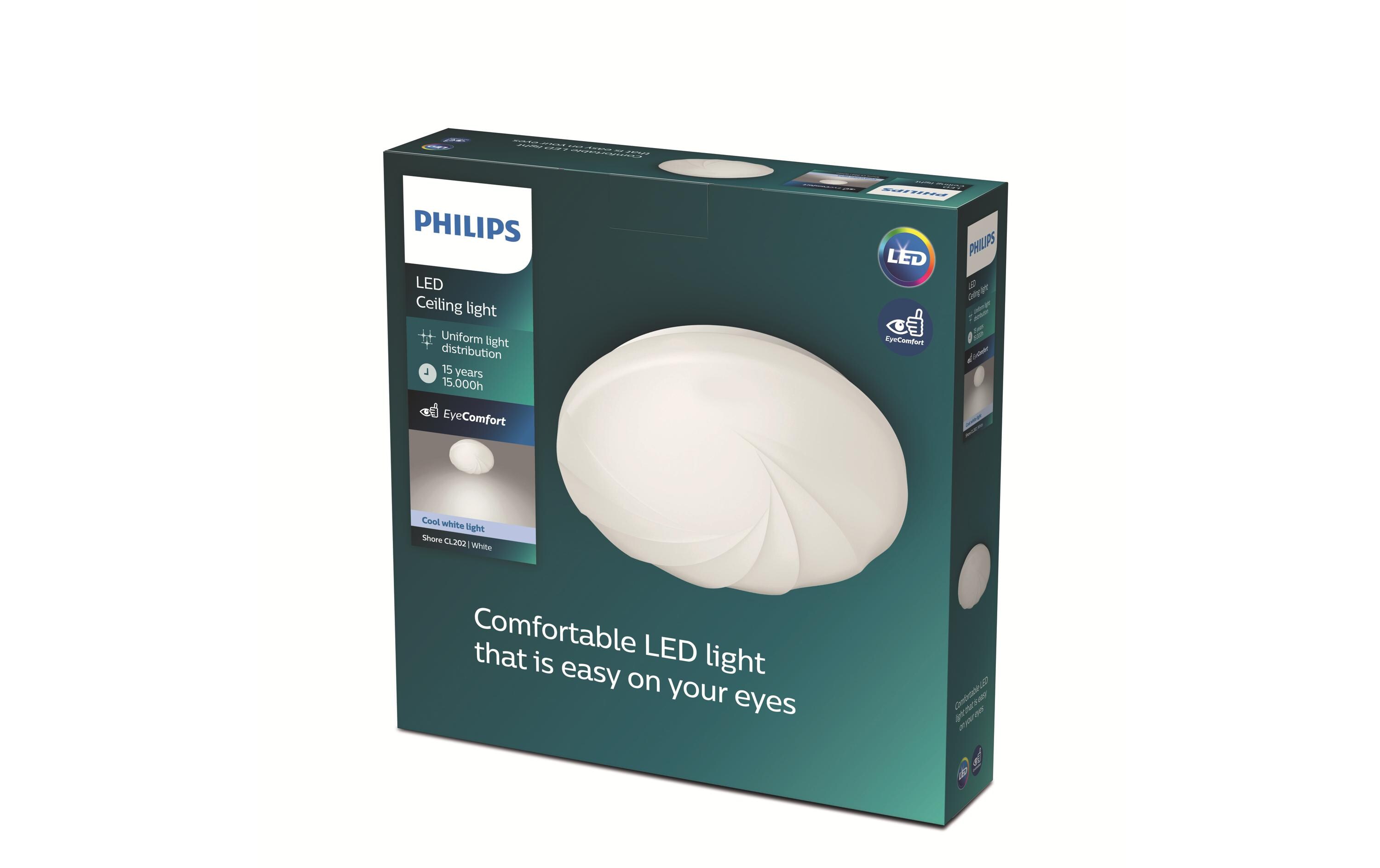 Deckenleuchte Shore EC RD 17W 4000K W HV 06LED-Leuchte für gleichmässige Lichtverteilung