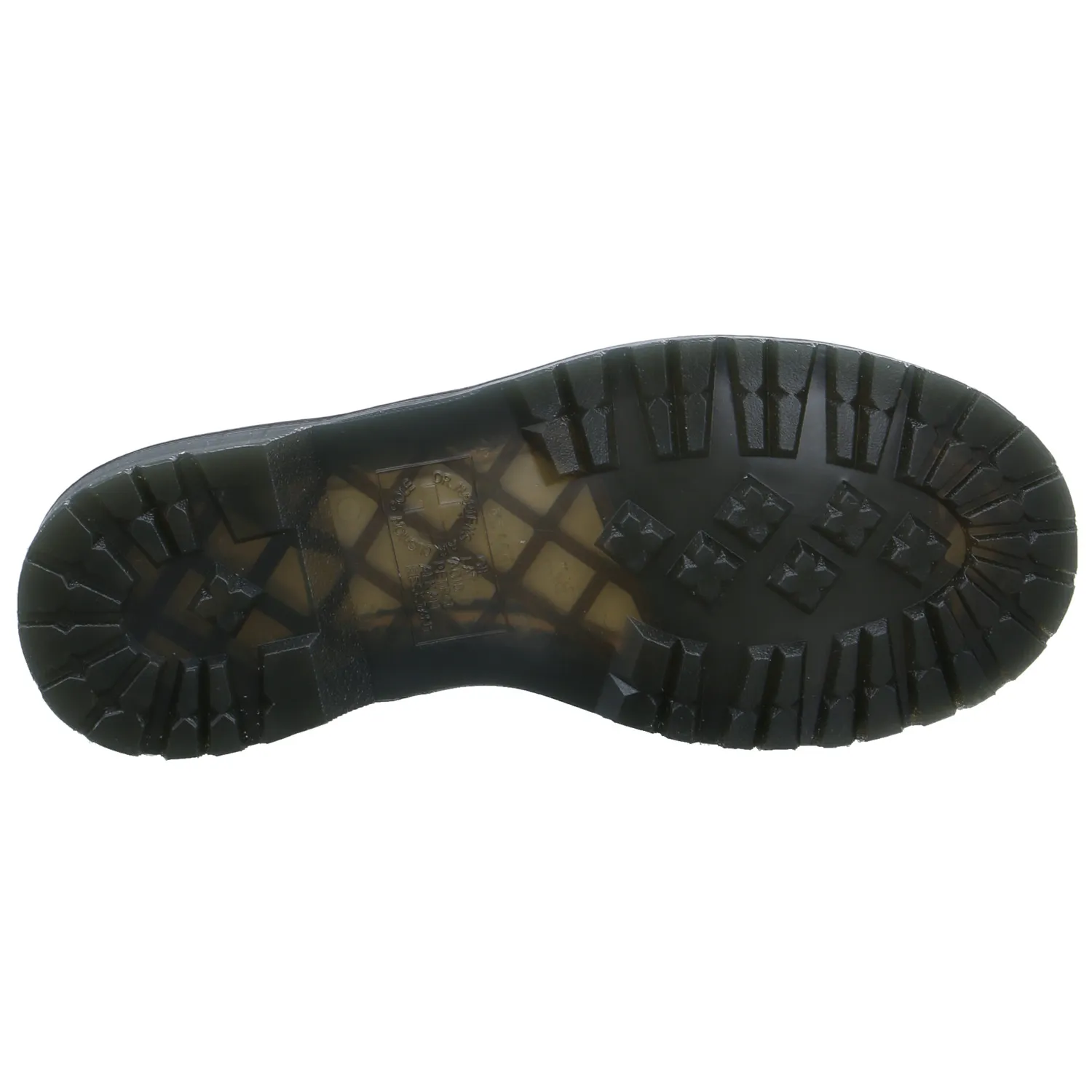 DR. MARTENS Boot Grau Leder