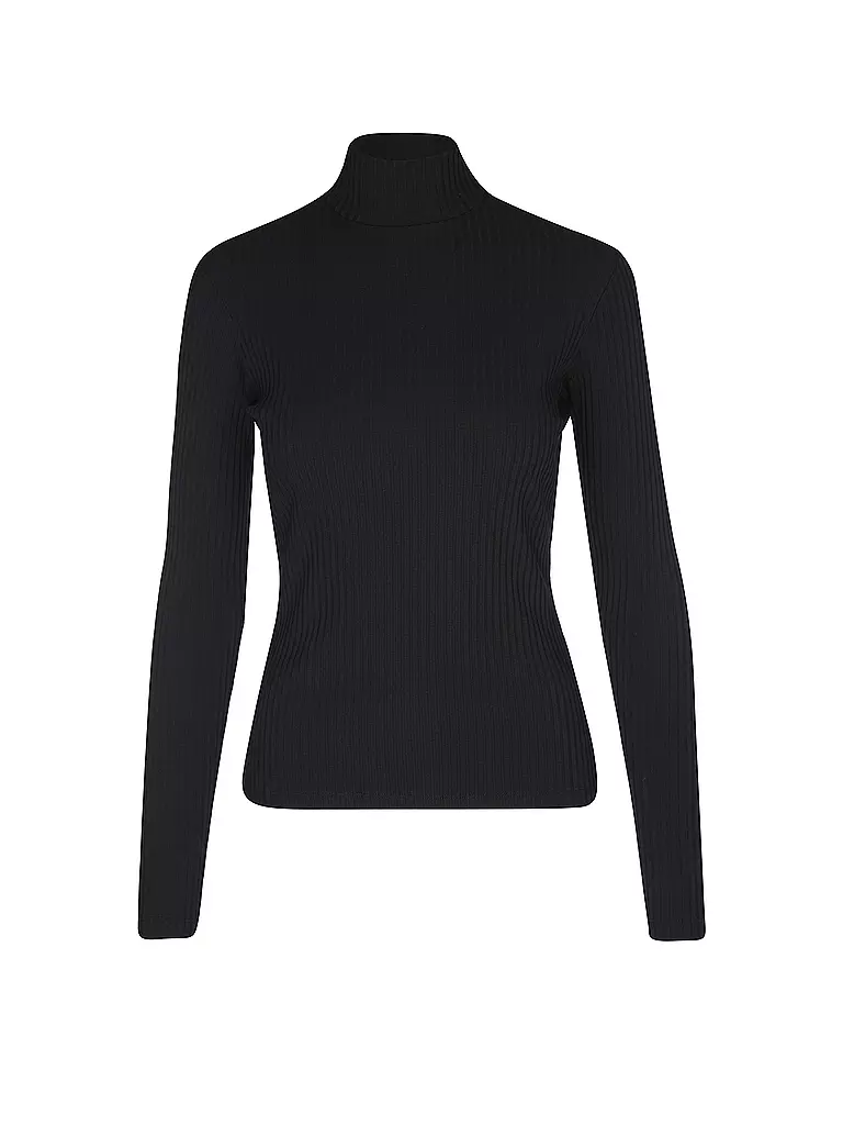 HUGO Langarmshirt DRIZA schwarz