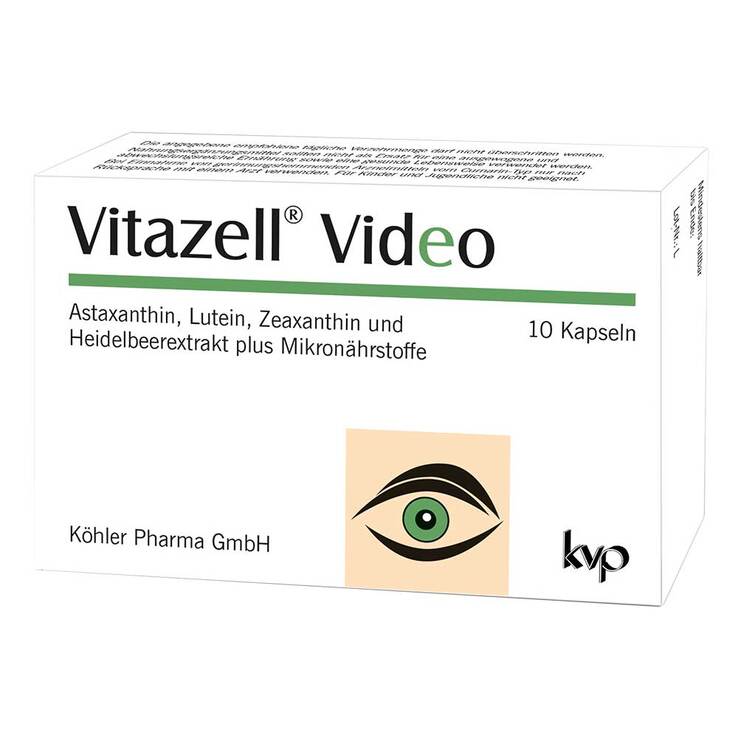 Vitazell Video Kapseln, 10 St