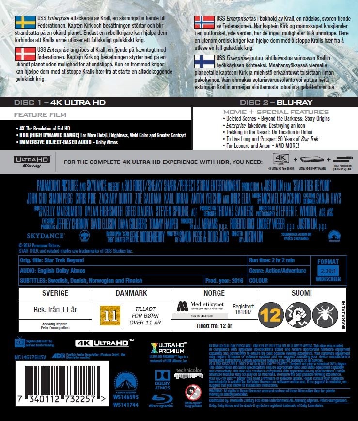 Star Trek: Beyond (4K Blu-Ray)